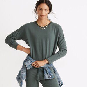 Madewell Teal Sweatshirt, Medium